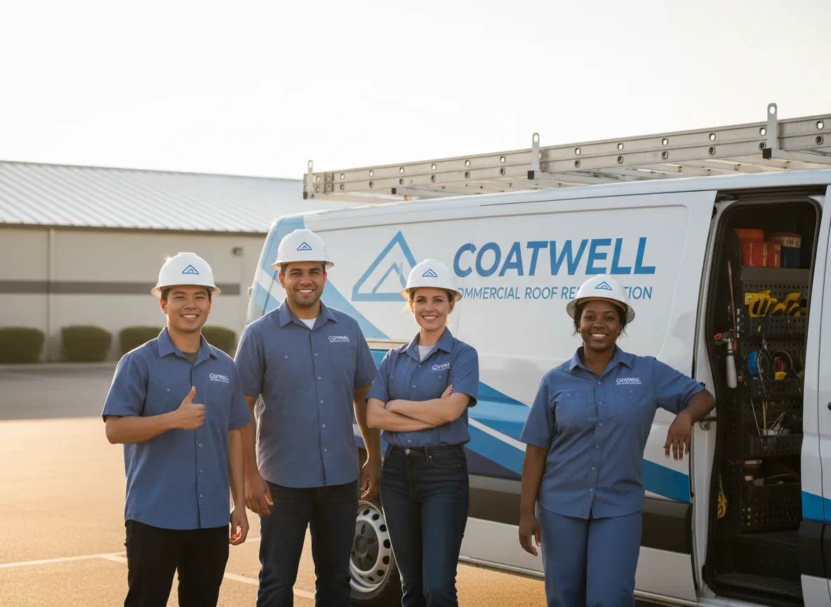 Commercial roof coating company in Floyd, IA
